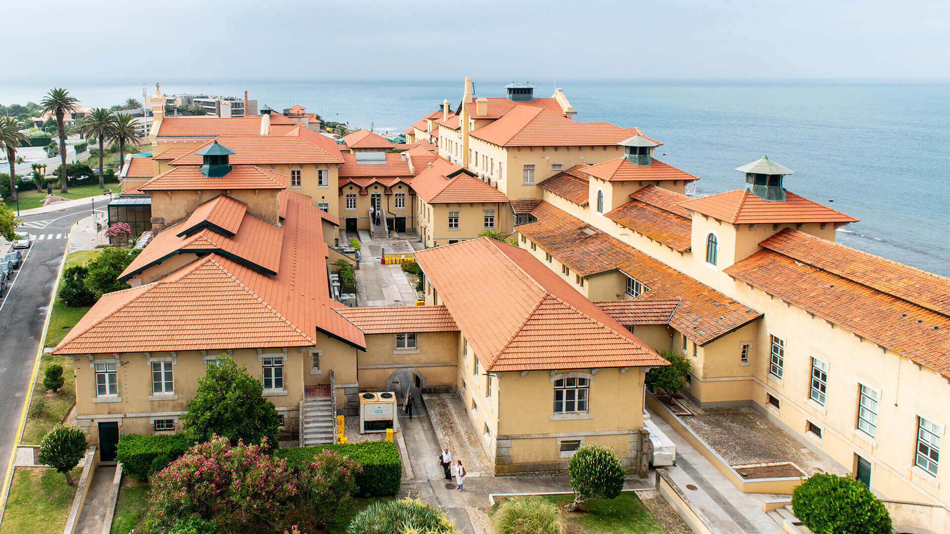 Vista aérea da parte antiga do HOSA