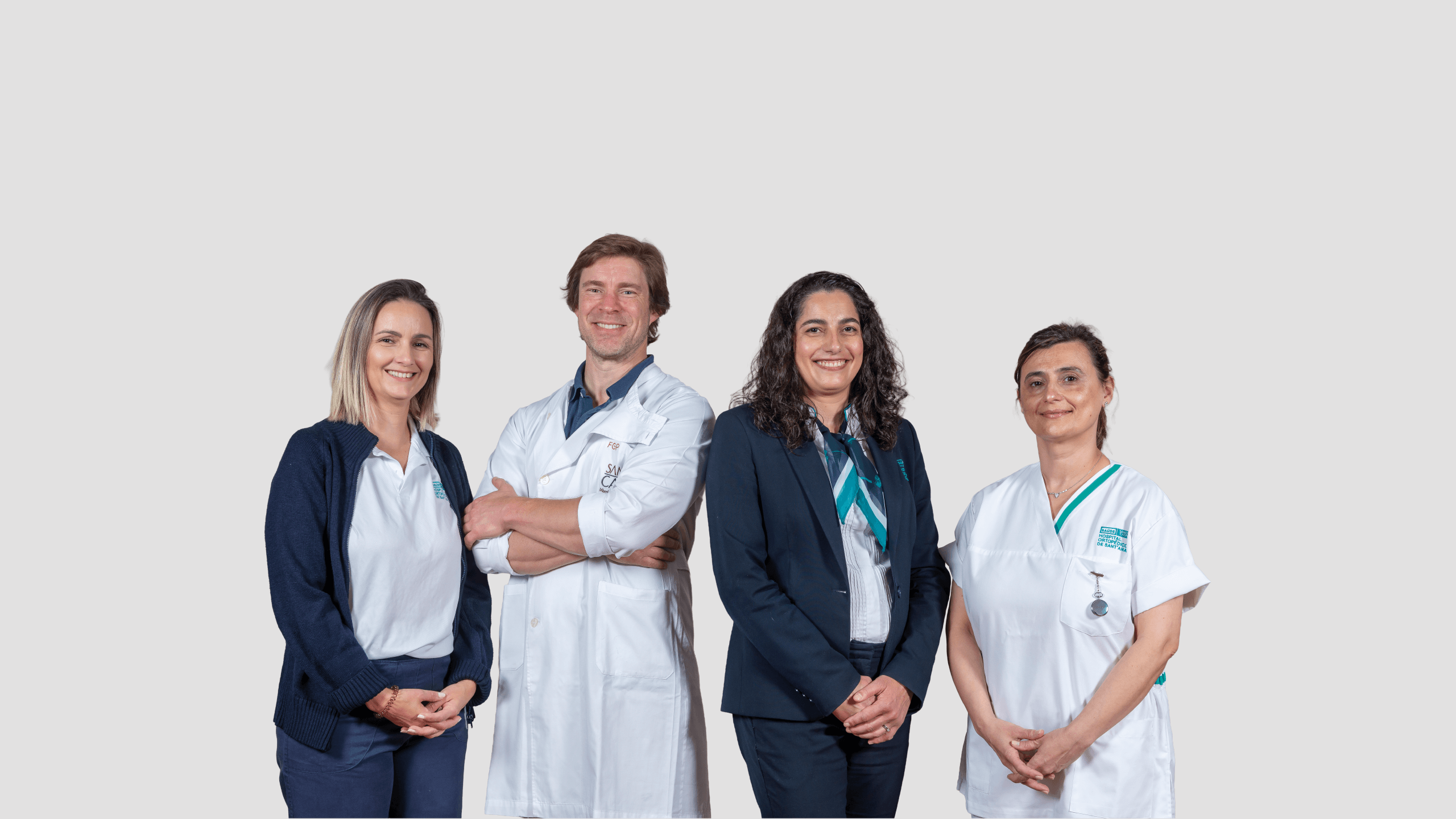 quatro pessoas da equipa do HOSA