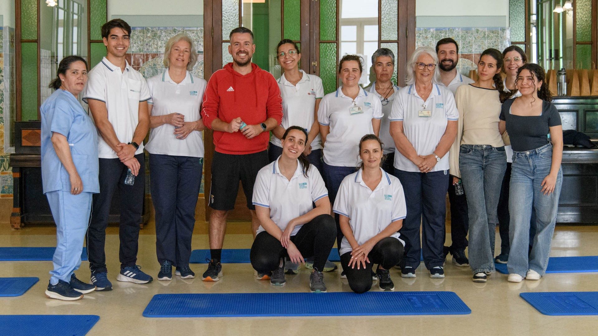 utentes a realizar atividade fisica